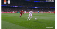 皇马1-0领先塞维！迪奥曼德倒三角传球，居莱尔迎球怒射破门